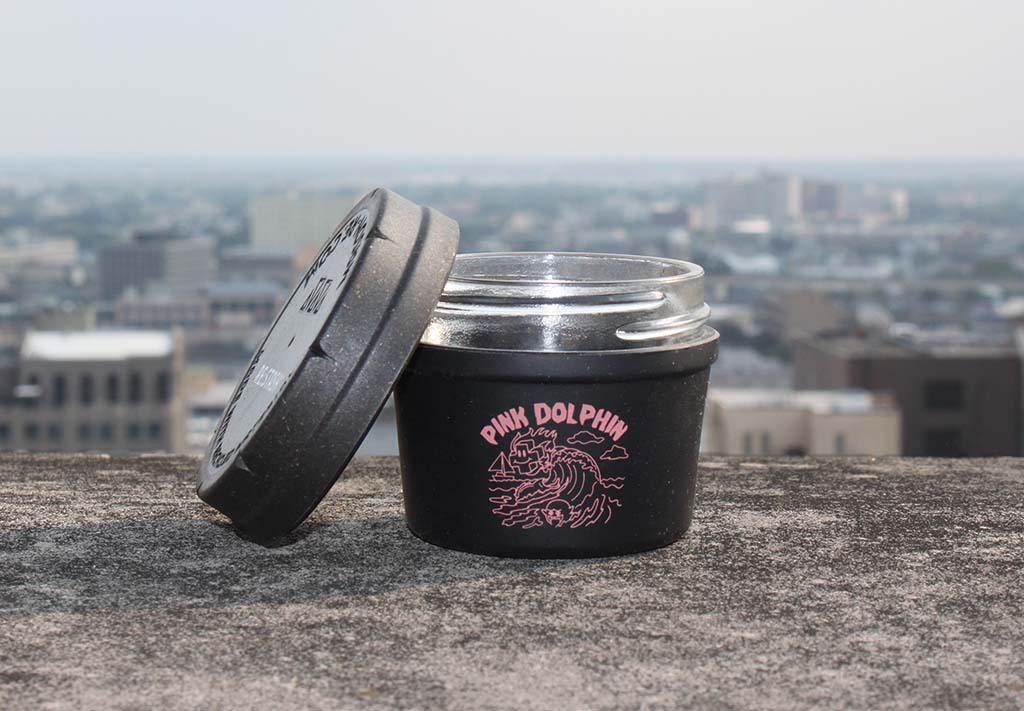 RE:STASH JAR 4oz Pink Dolphin "Positive Wave" - Image 4