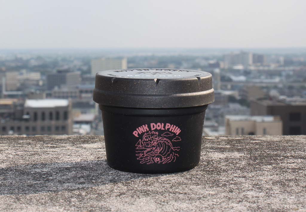 RE:STASH JAR 4oz Pink Dolphin "Positive Wave" - Image 5