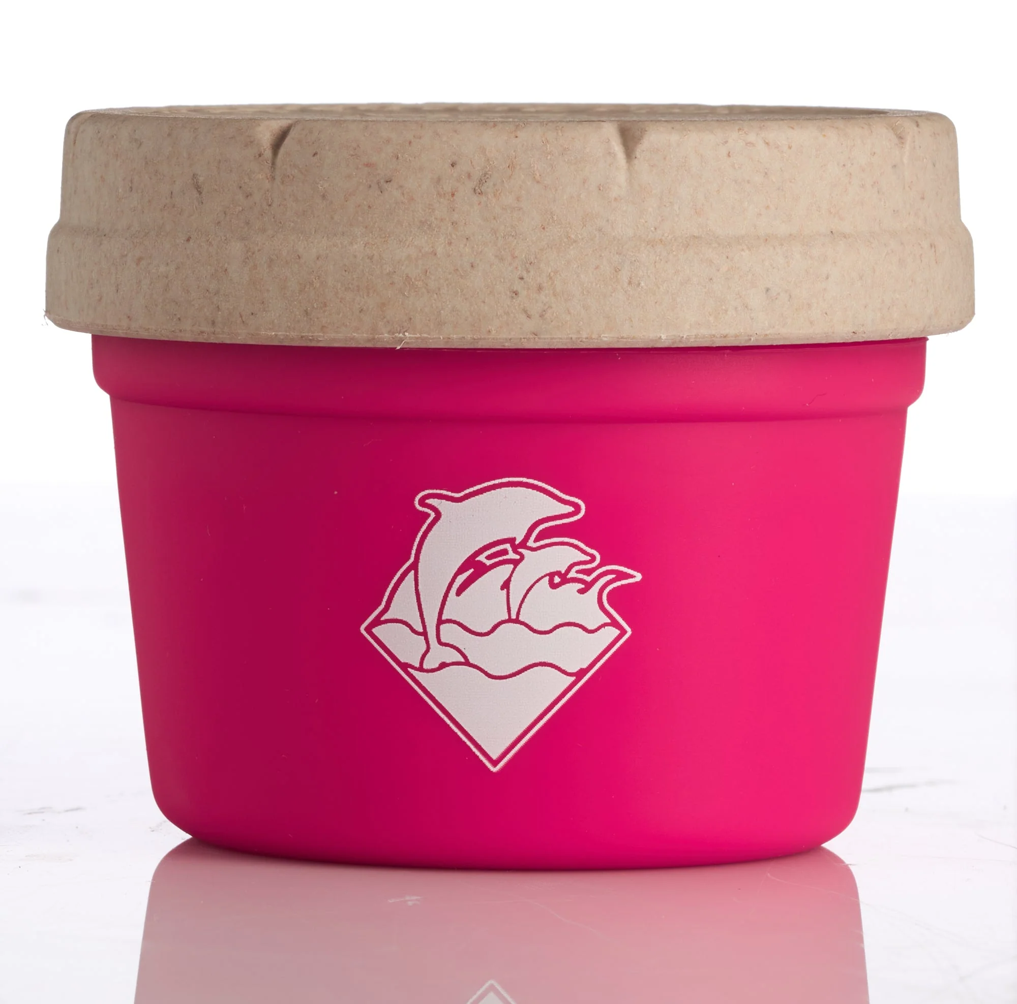 RE:STASH JAR 4oz Pink Dolphin "Waves Puff"