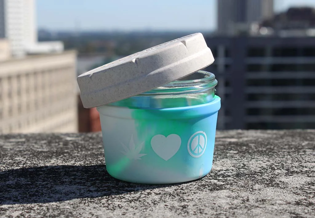 RE:STASH We'd Love Peace Ocean Tie-Dye 4oz jar - Image 2