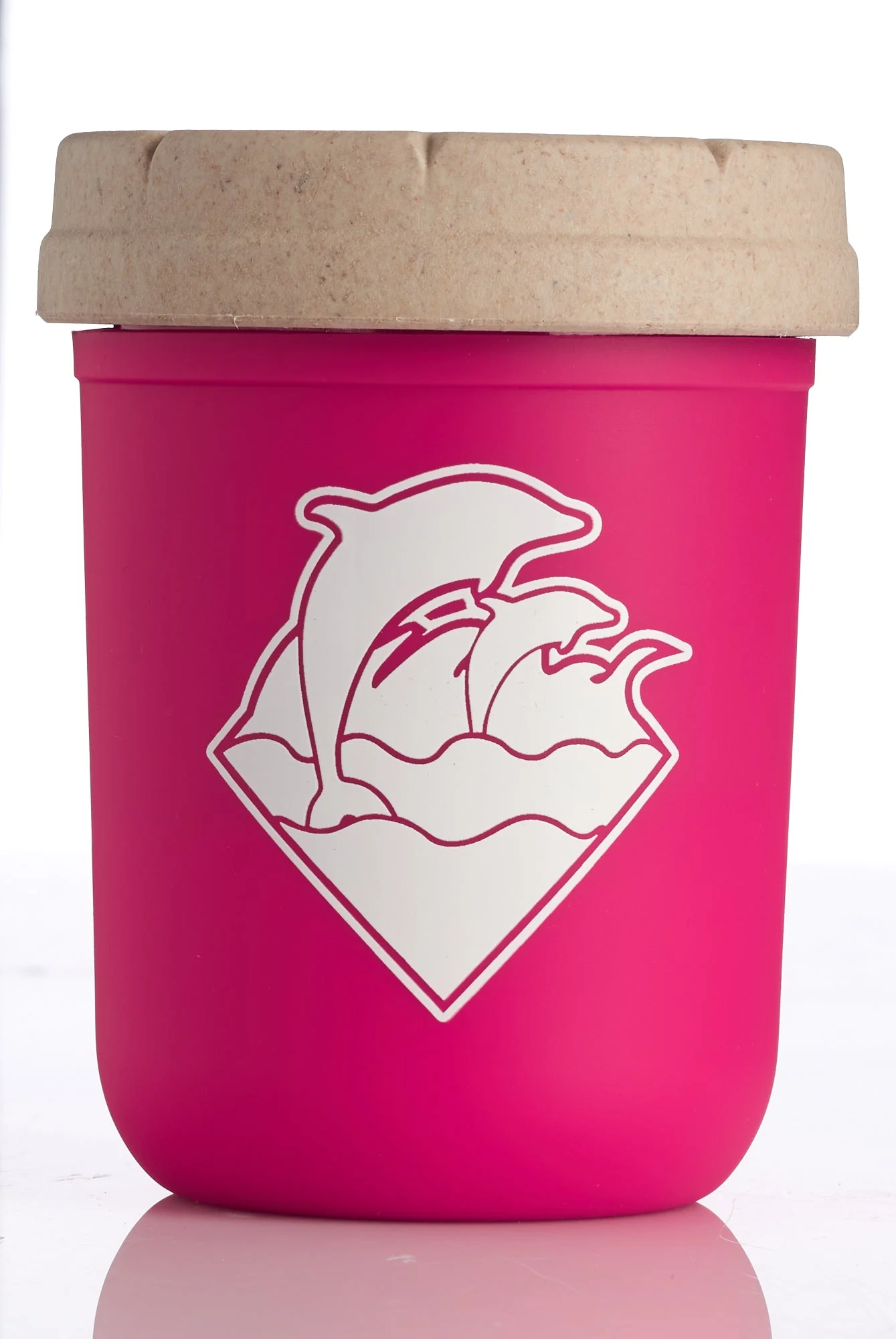 RE:STASH JAR 8oz Pink Dolphin "Waves Puff" (+Re:vider & Boveda)