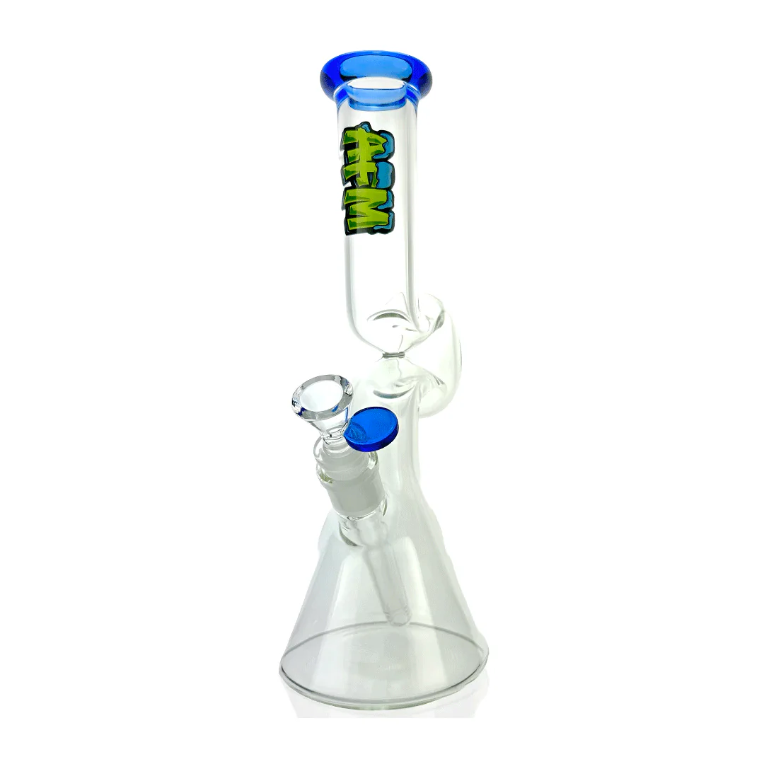 AFM Glass 12" Beaker Wave Water Pipe - Image 7
