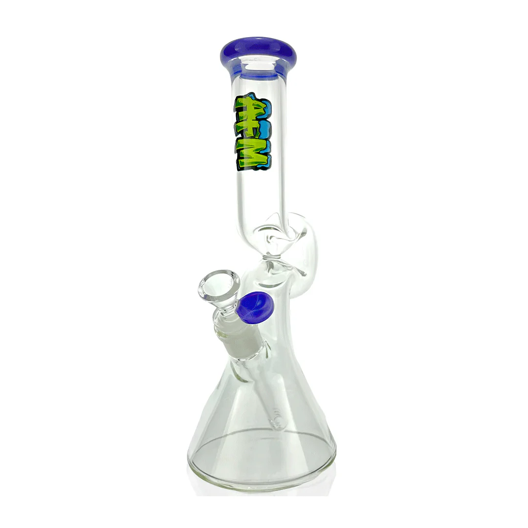AFM Glass 12" Beaker Wave Water Pipe - Image 8
