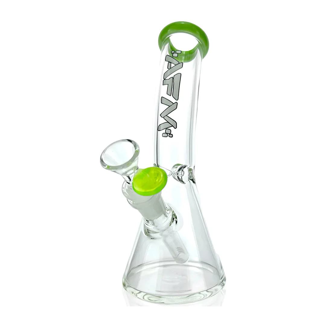 AFM Glass 8.5" Bent Beaker Glass Water Pipe - Image 2