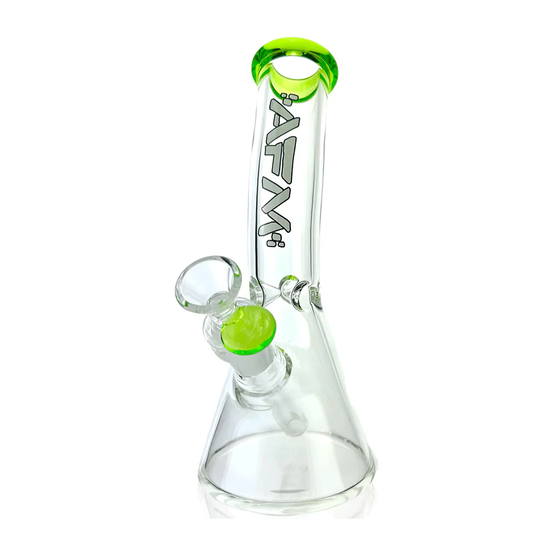 AFM Glass 8.5" Bent Beaker Glass Water Pipe - Image 3