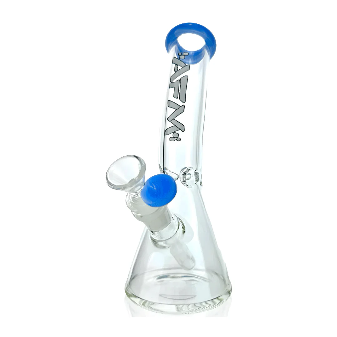AFM Glass 8.5" Bent Beaker Glass Water Pipe - Image 4