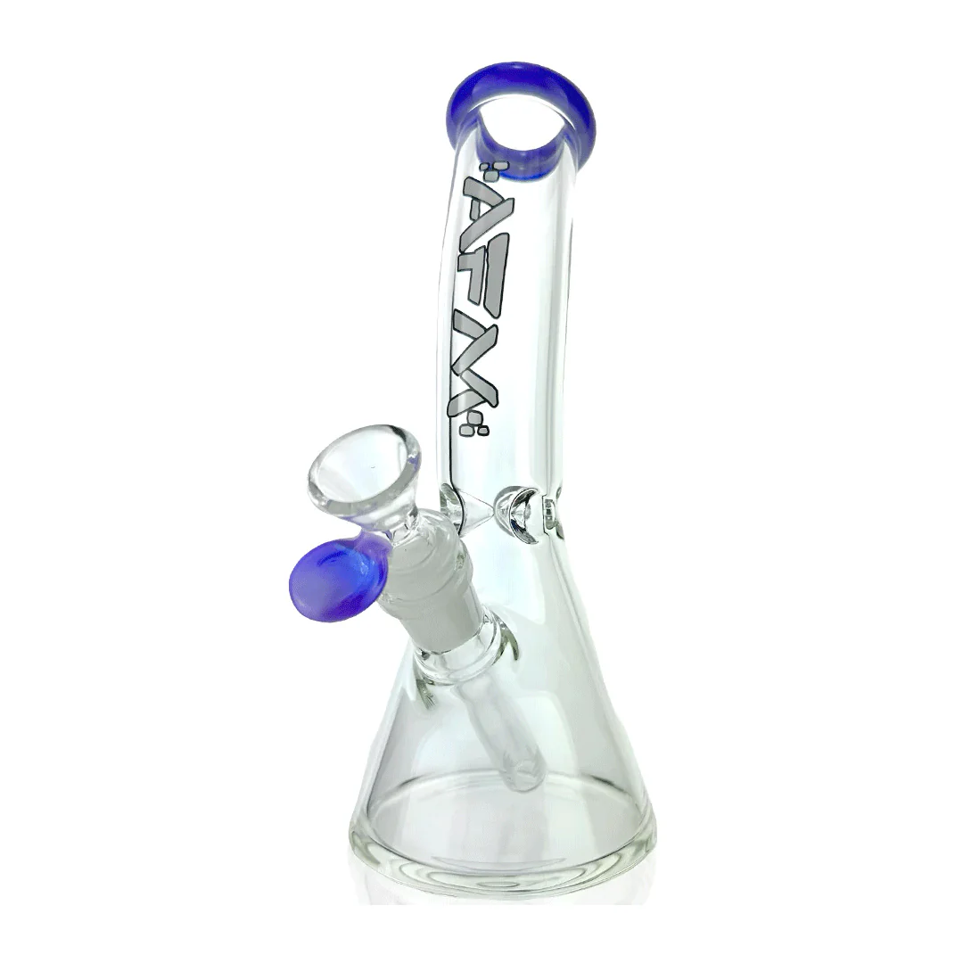 AFM Glass 8.5" Bent Beaker Glass Water Pipe - Image 6