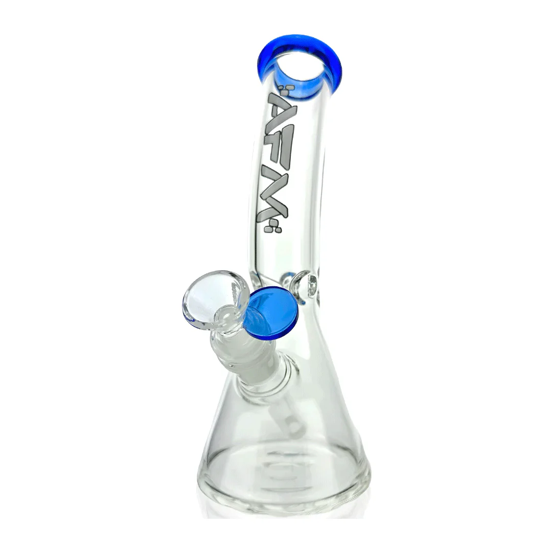 AFM Glass 8.5" Bent Beaker Glass Water Pipe - Image 8