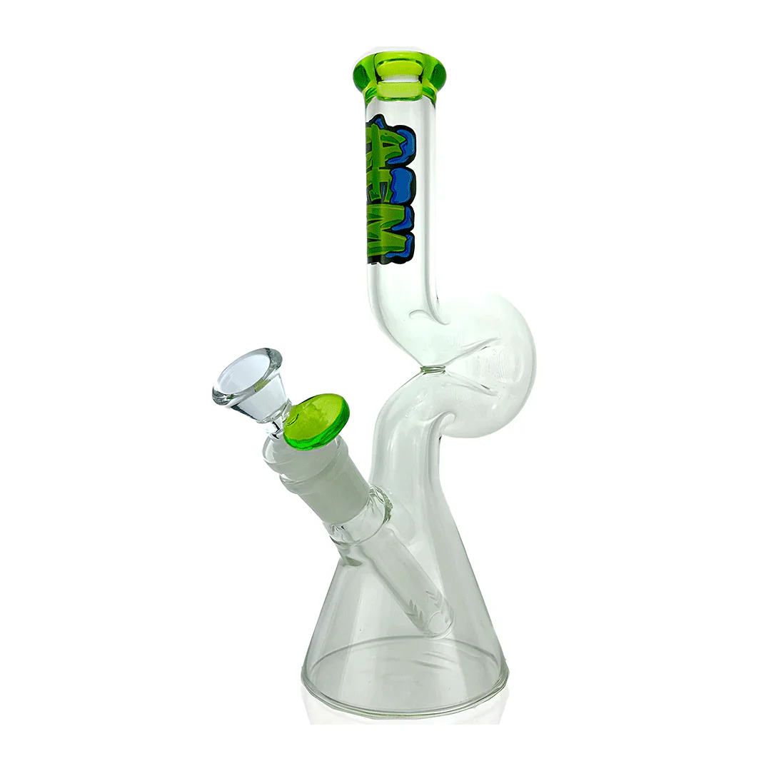 AFM Glass 9" Mini Hunchback Glass Water Pipe - Image 3