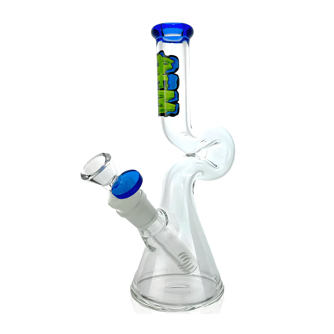 AFM Glass 9" Mini Hunchback Glass Water Pipe - Image 4