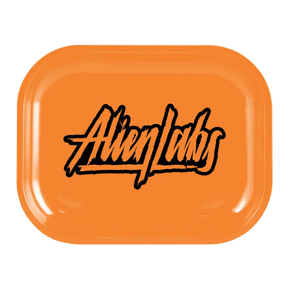 Alien Labs Metal Rolling Tray | Orange Logo - Image 4