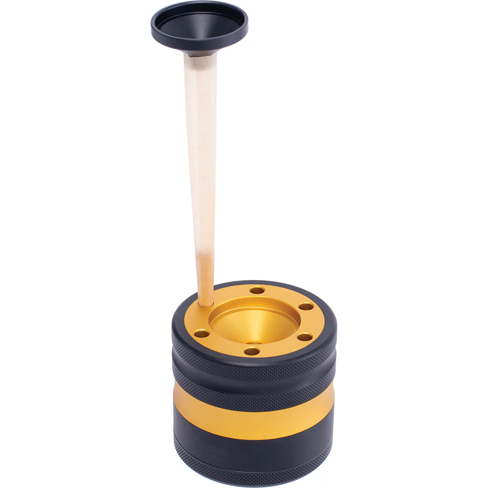 Aluminium Grinder w/ Cone Holder & Funnel - Image 6