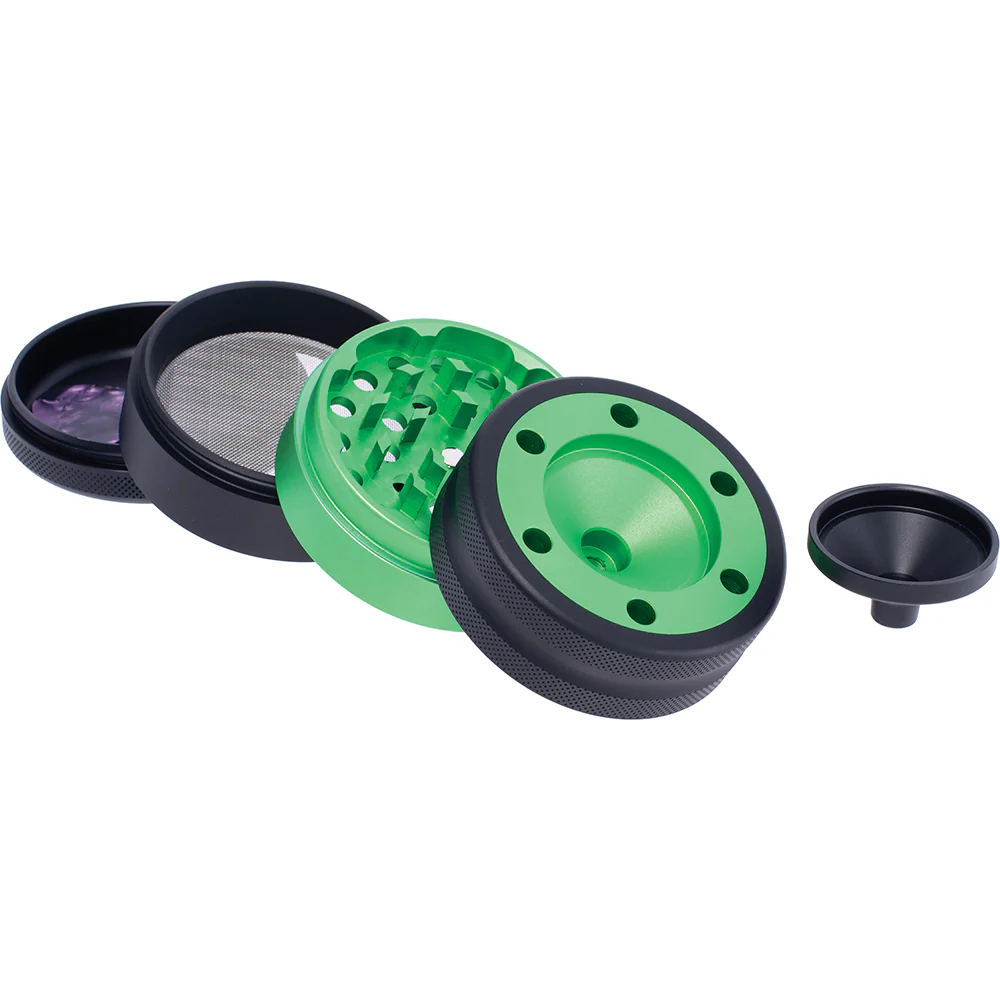 Aluminium Grinder w/ Cone Holder & Funnel - Image 8