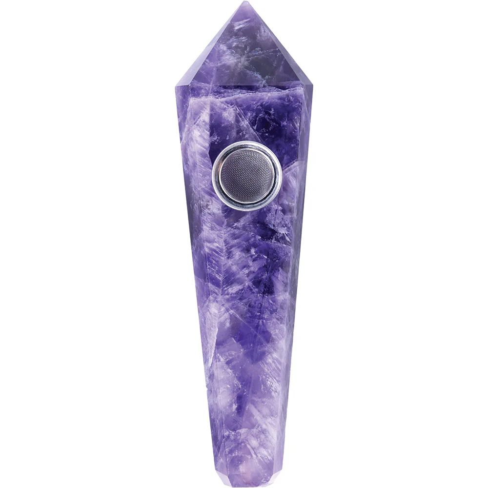 Amethyst Gemstone Pipe - Image 3