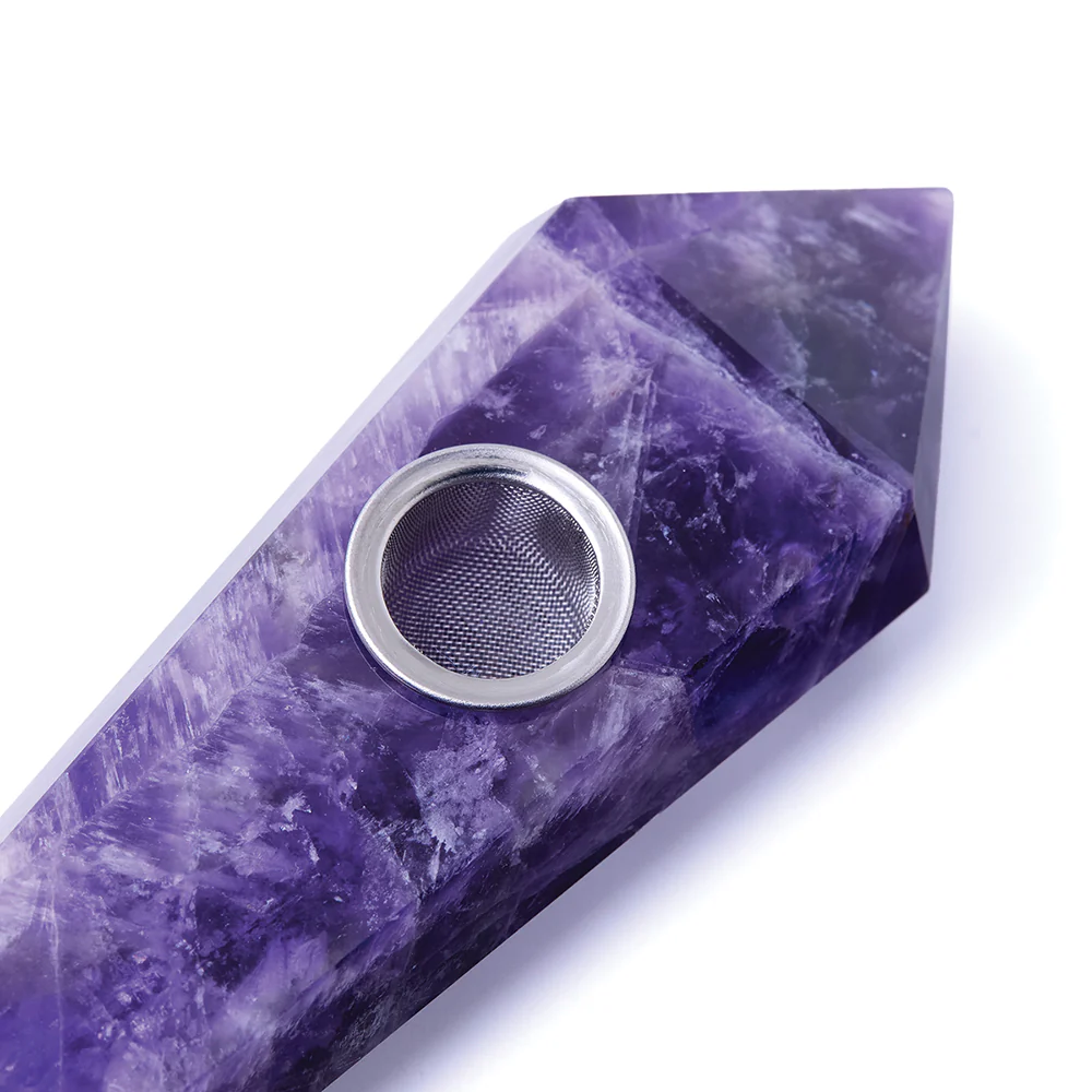 Amethyst Gemstone Pipe - Image 4