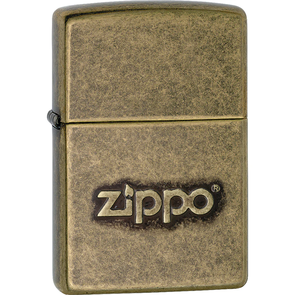 Antique Brass Zippo Lighter