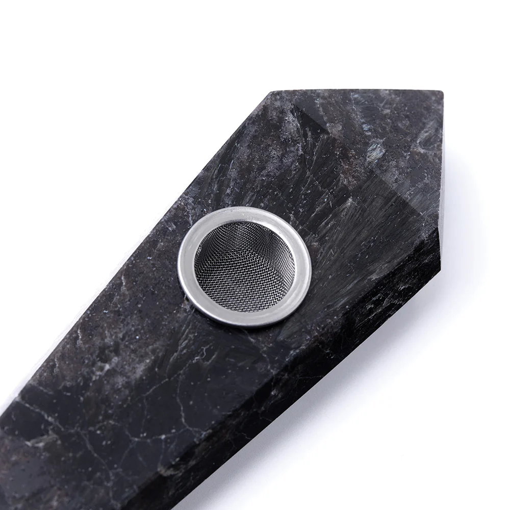 Astrophyllite Gemstone Pipe - Image 4