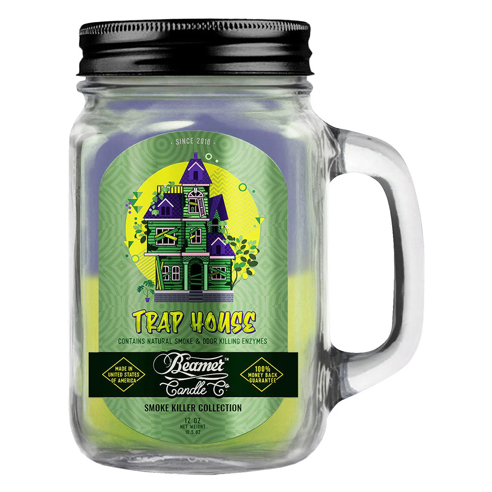 Beamer Candle Co. Mason Jar Candle | Trap House - Image 3