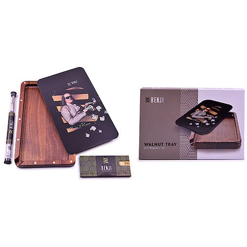 Benji - Walnut Tray w/ Magnetic Lid Kit - Make it Rain - Image 2