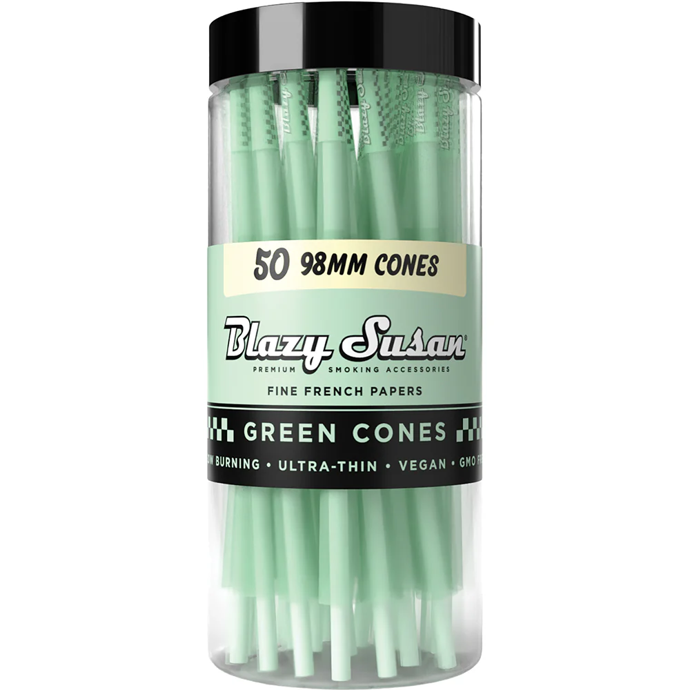Blazy Susan Green Cones 98mm (50 count)