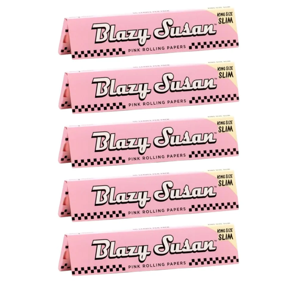 Blazy Susan Pink Rolling Papers (1 1/4" Size) - Image 5