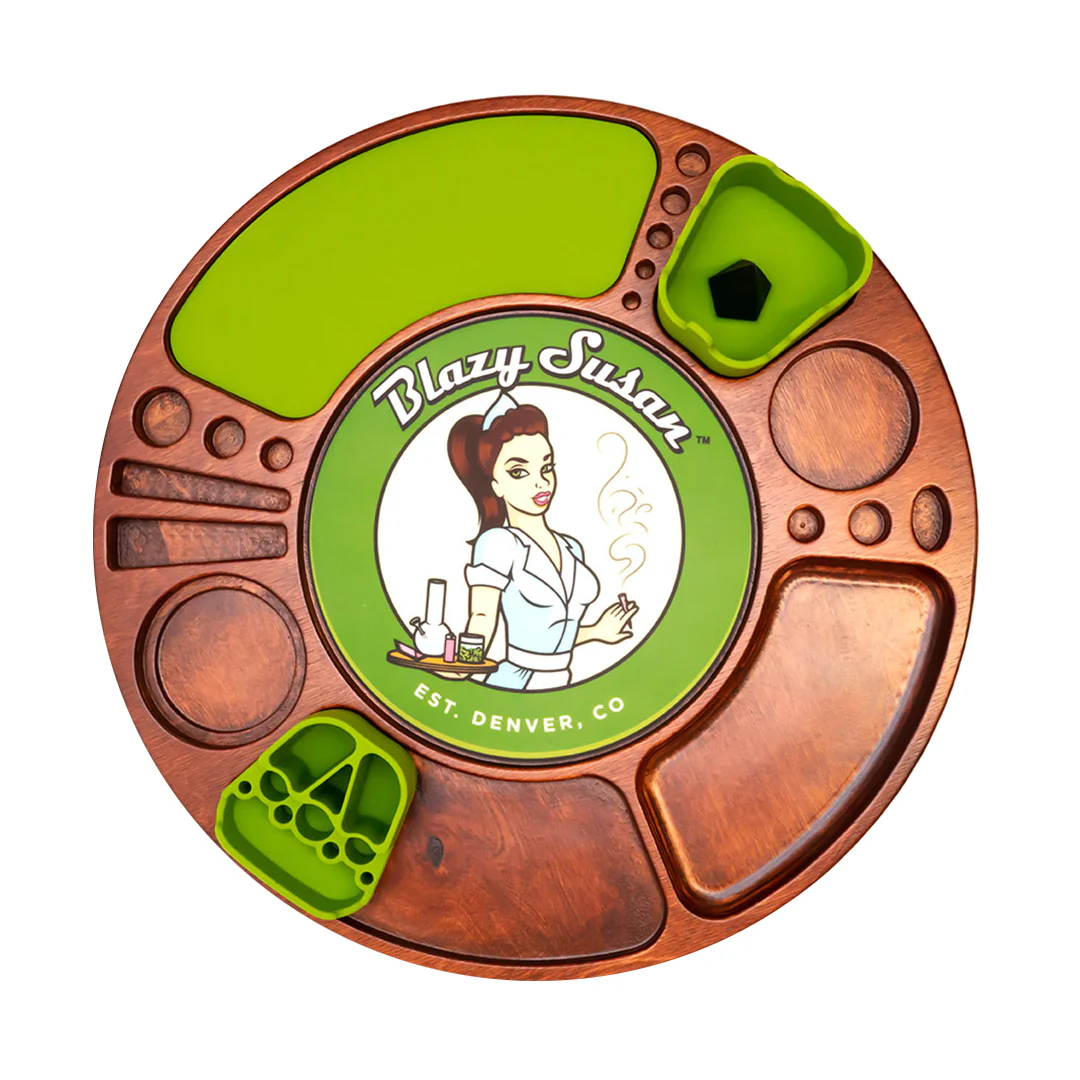Blazy Susan Spinning Rolling Trays (Various Colors) - Image 16