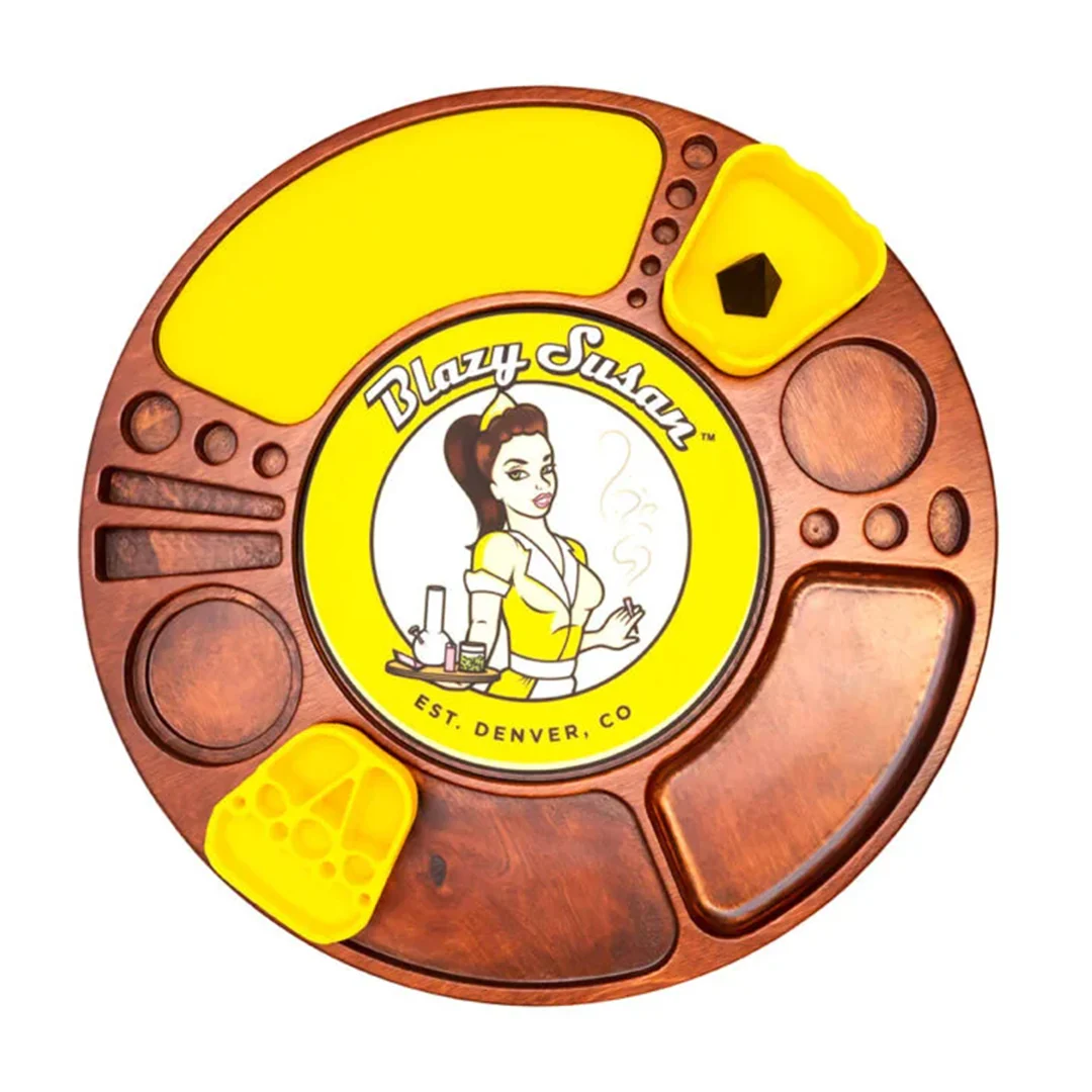 Blazy Susan Spinning Rolling Trays (Various Colors) - Image 20