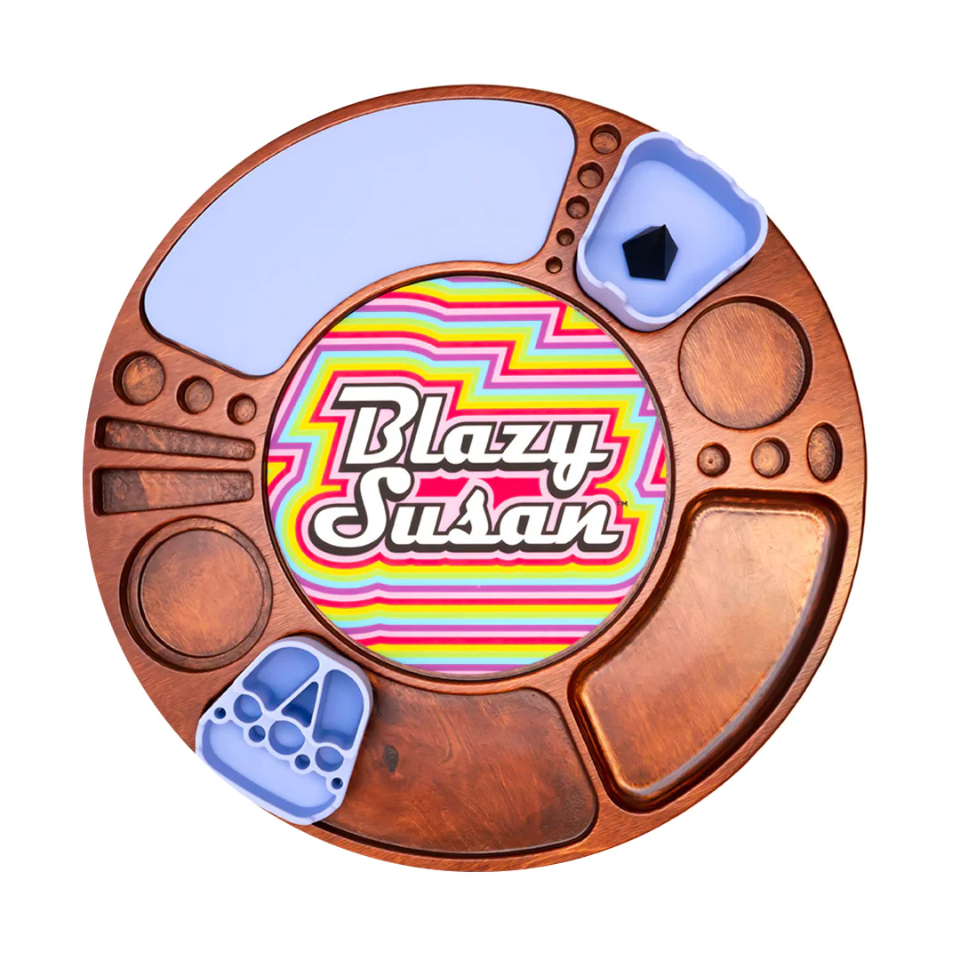 Blazy Susan Spinning Rolling Trays (Various Colors) - Image 22