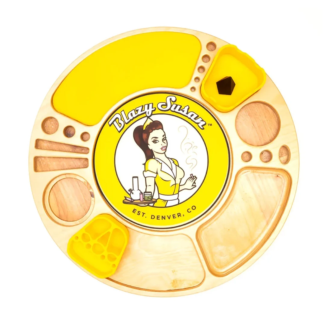 Blazy Susan Spinning Rolling Trays (Various Colors) - Image 31