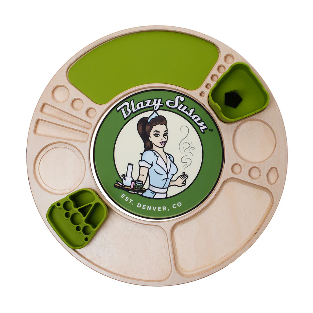 Blazy Susan Spinning Rolling Trays (Various Colors) - Image 38
