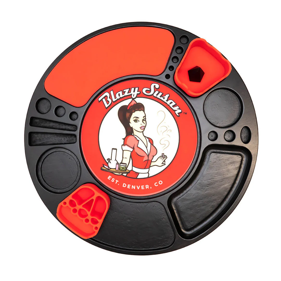 Blazy Susan Spinning Rolling Trays (Various Colors) - Image 43