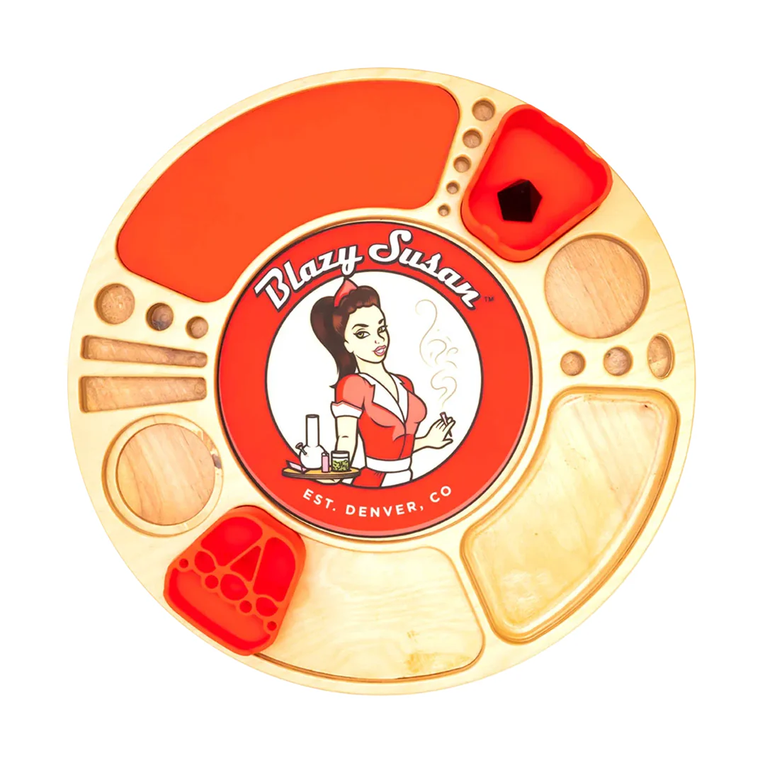 Blazy Susan Spinning Rolling Trays (Various Colors) - Image 44