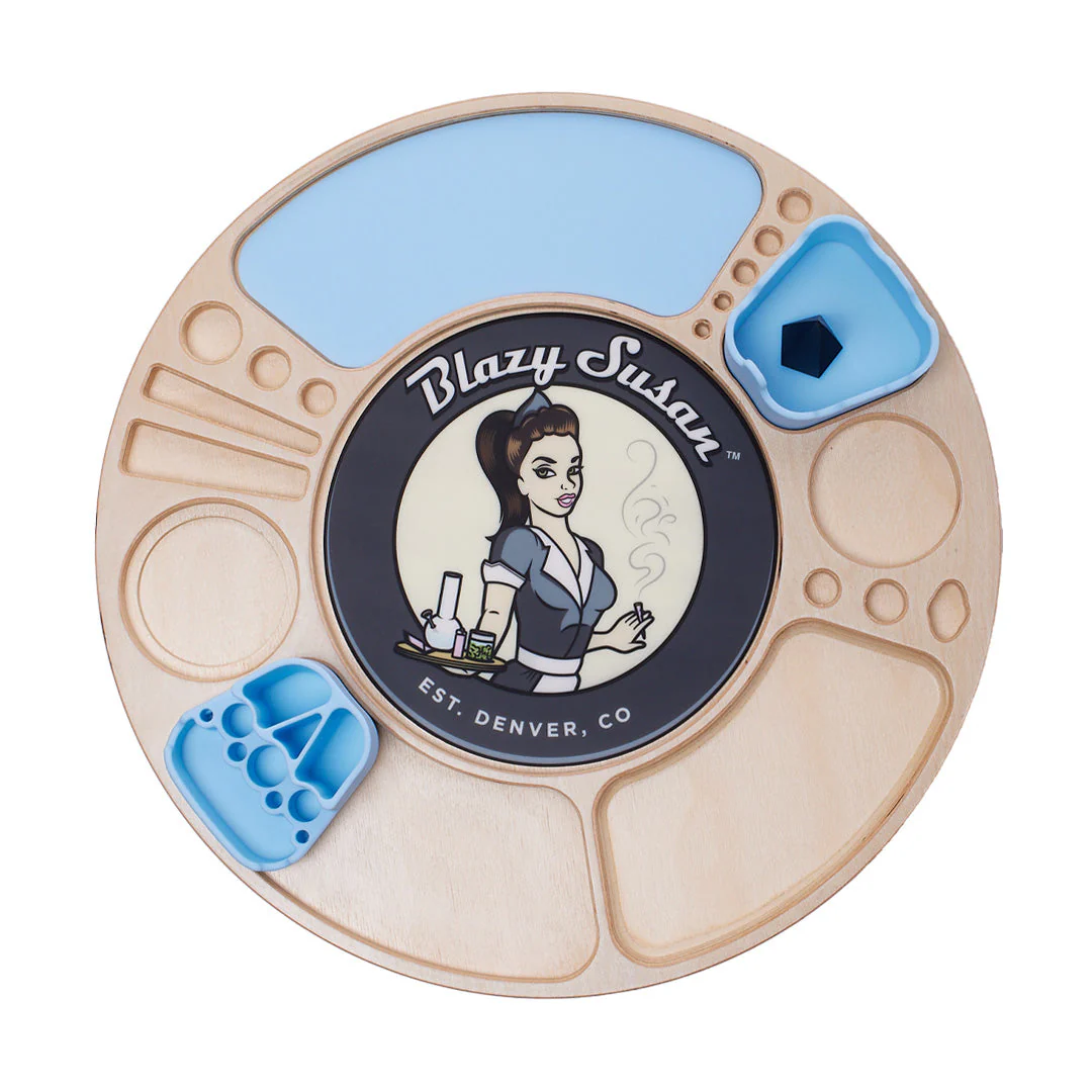 Blazy Susan Spinning Rolling Trays (Various Colors) - Image 9
