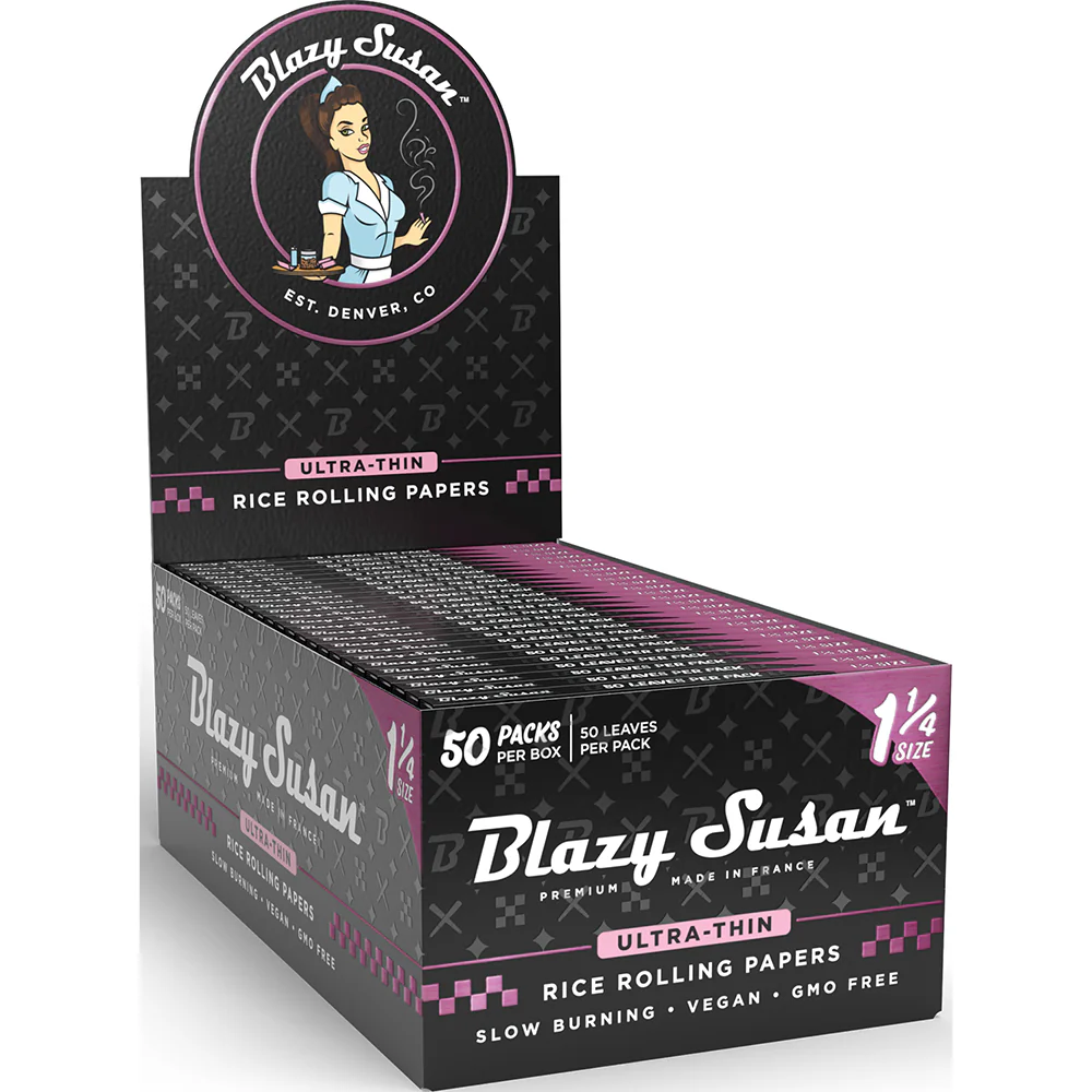 Blazy Susan Ultra Thin Rolling Papers (1 1/4" Size) - Image 2