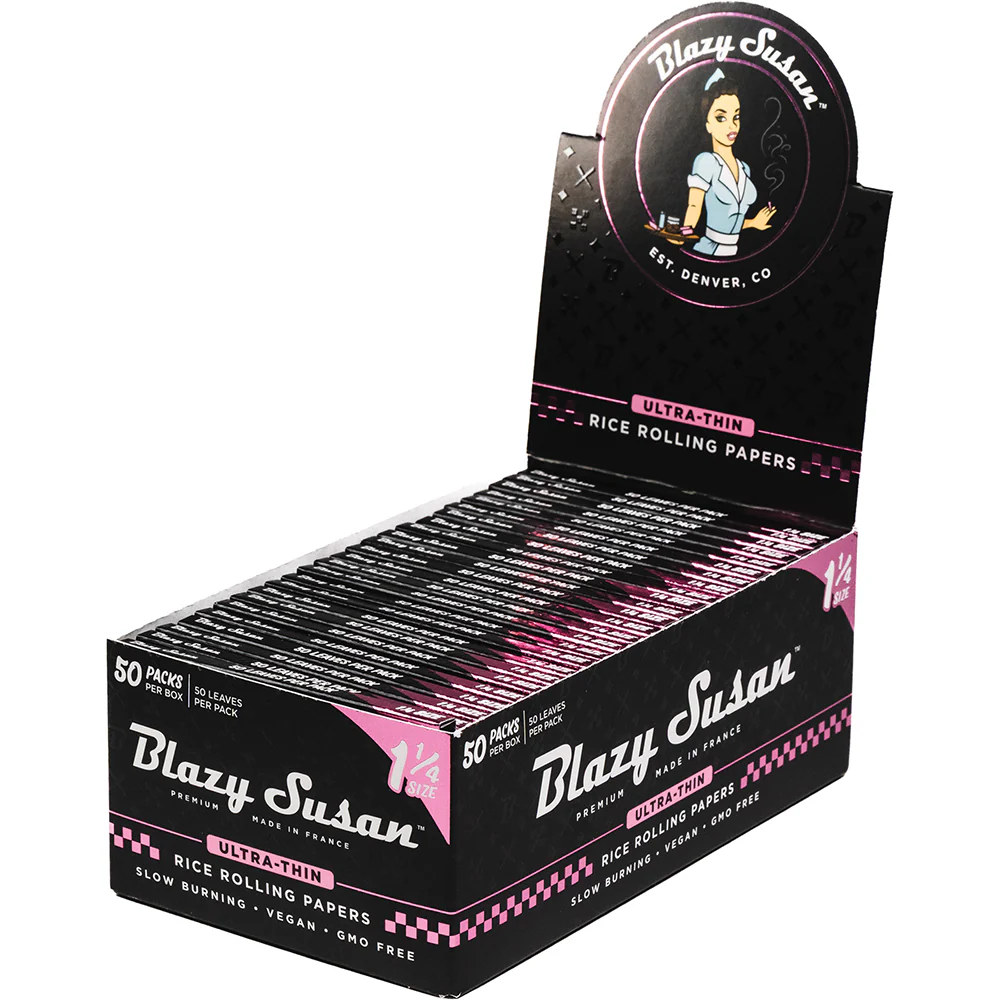 Blazy Susan Ultra Thin Rolling Papers (1 1/4" Size) - Image 3