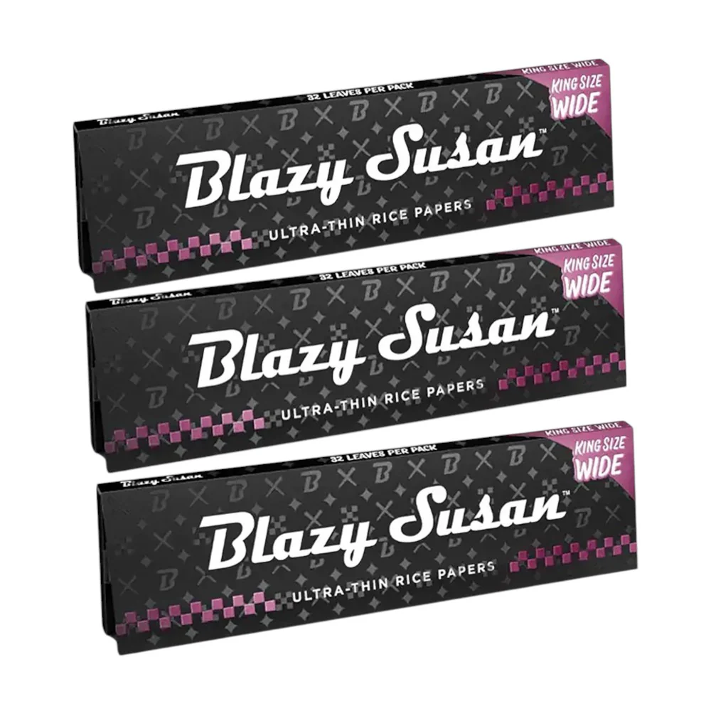 Blazy Susan Ultra Thin Rolling Papers (King Size Wide) - Image 2