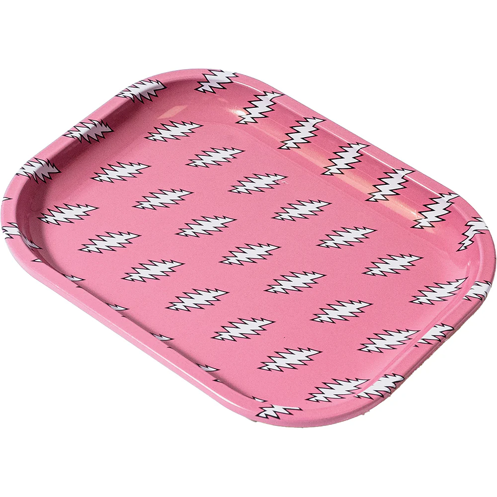 Blazy Susan x Grateful Dead Rolling Tray (Pink Bolts)