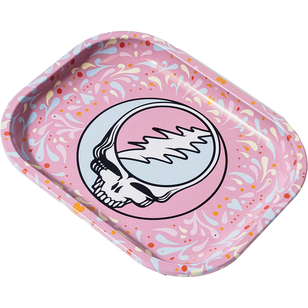 Blazy Susan x Grateful Dead Rolling Tray (Pink Steal Your Face)