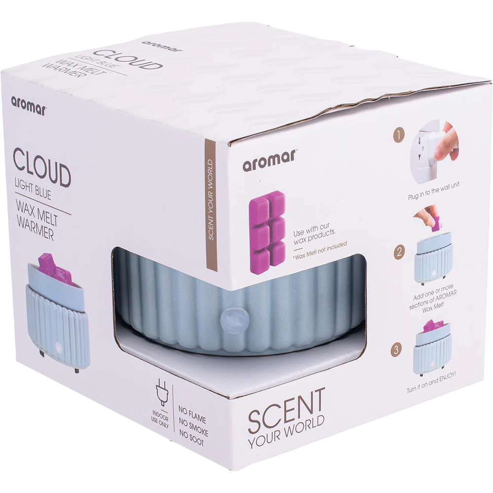Blue Cloud Ceramic Wax Melt Warmer Electric - Image 3
