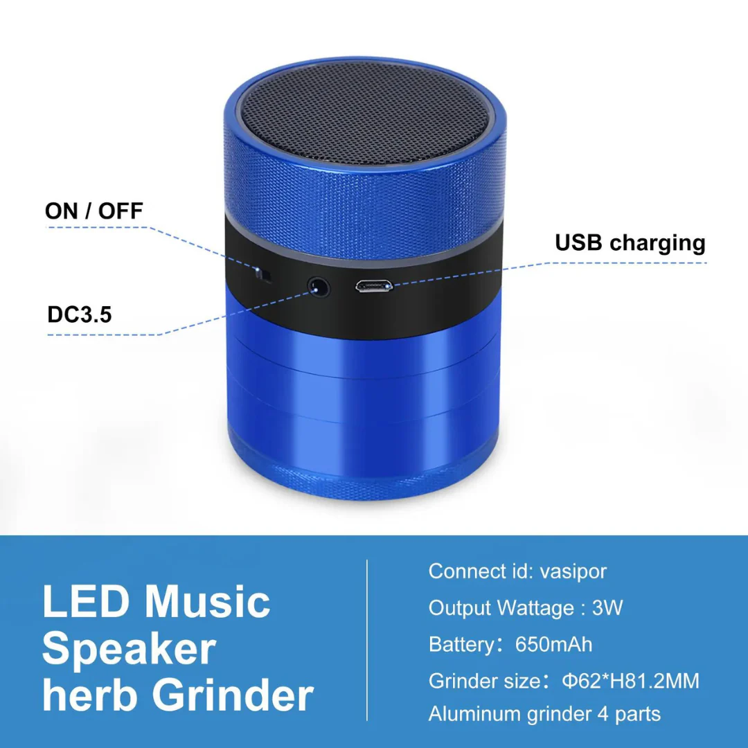 Grinder with Bluetooth Speaker - Image 5