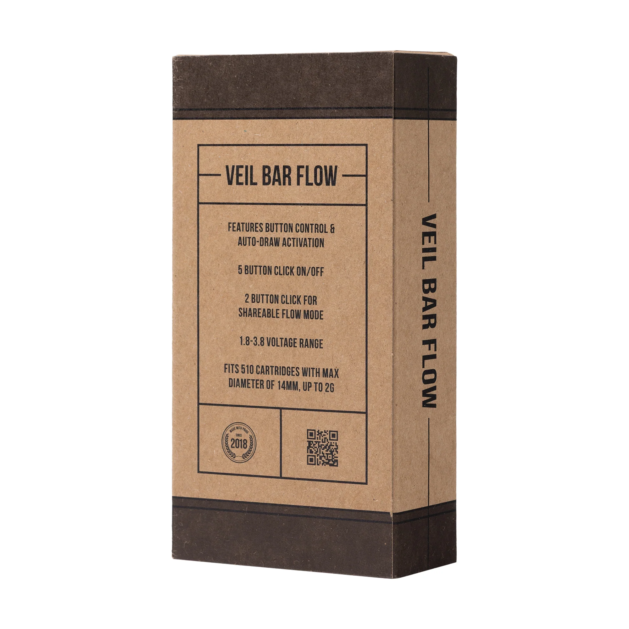 Cartisan Veil Bar Flow 510 Vaporizer (Obsidian) - Image 4