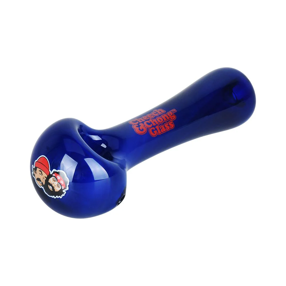 Cheech & Chong Glass Happy Herbs Spoon Pipe - Image 2