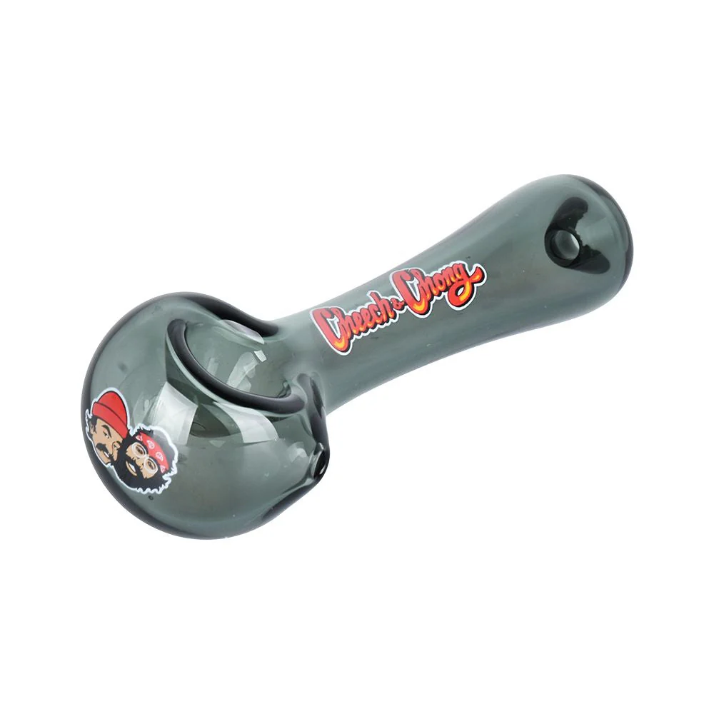 Cheech & Chong Glass Happy Herbs Spoon Pipe - Image 3