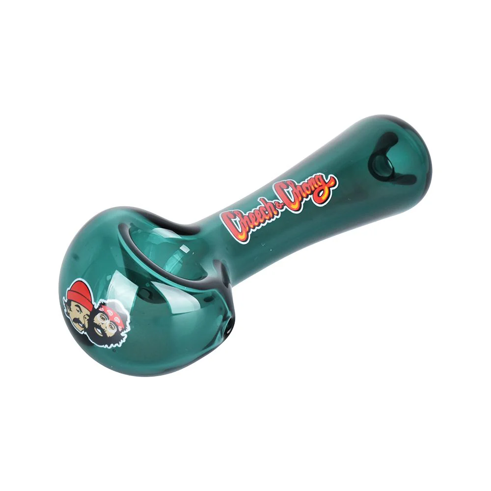 Cheech & Chong Glass Happy Herbs Spoon Pipe - Image 4