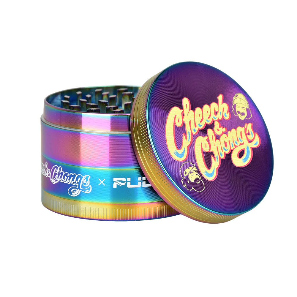 Cheech & Chong's™ x Pulsar Rainbow Metal Grinder (4 Piece) - Image 2