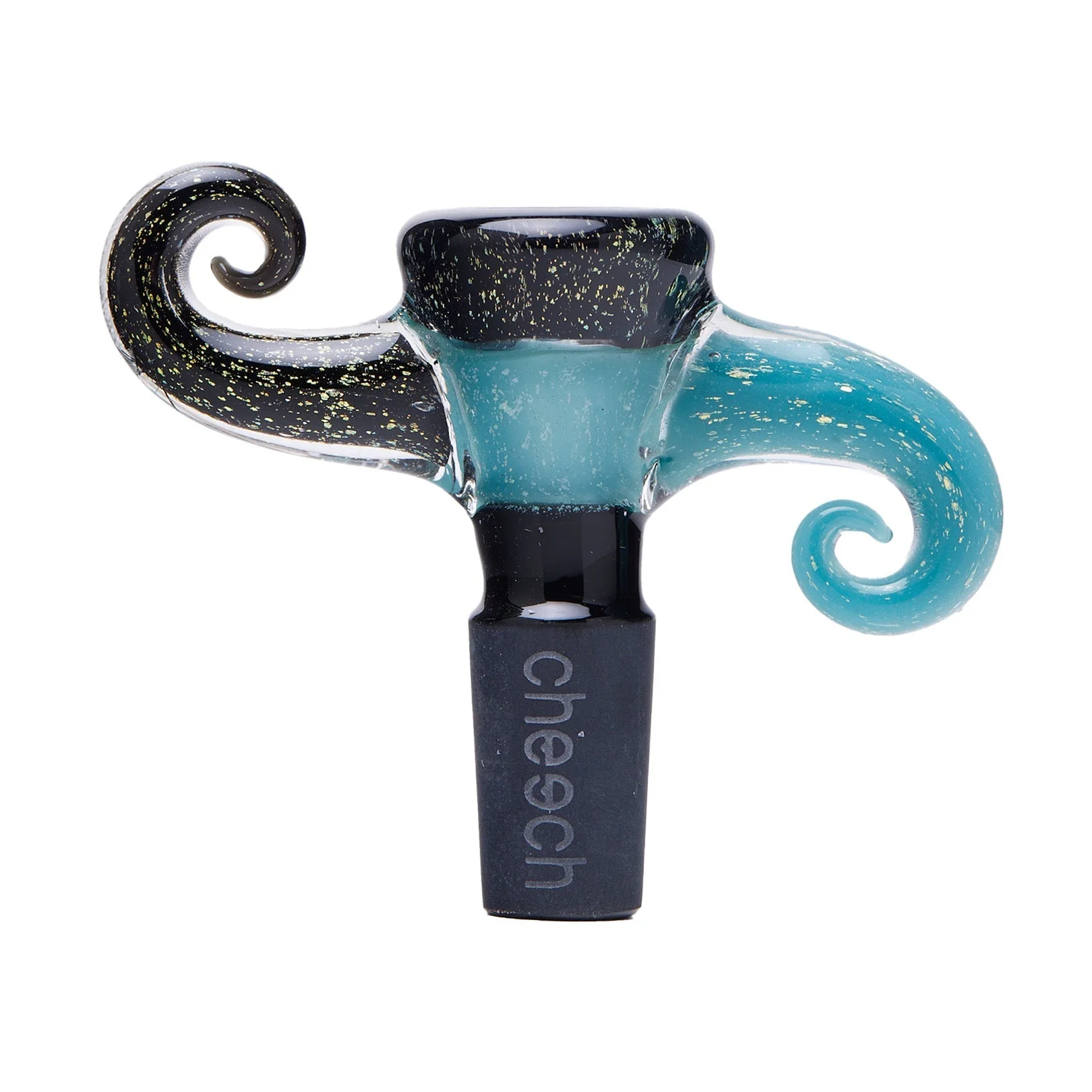 Cheech Glass 2" 14mm Dichro Horns Up and Down - Image 7