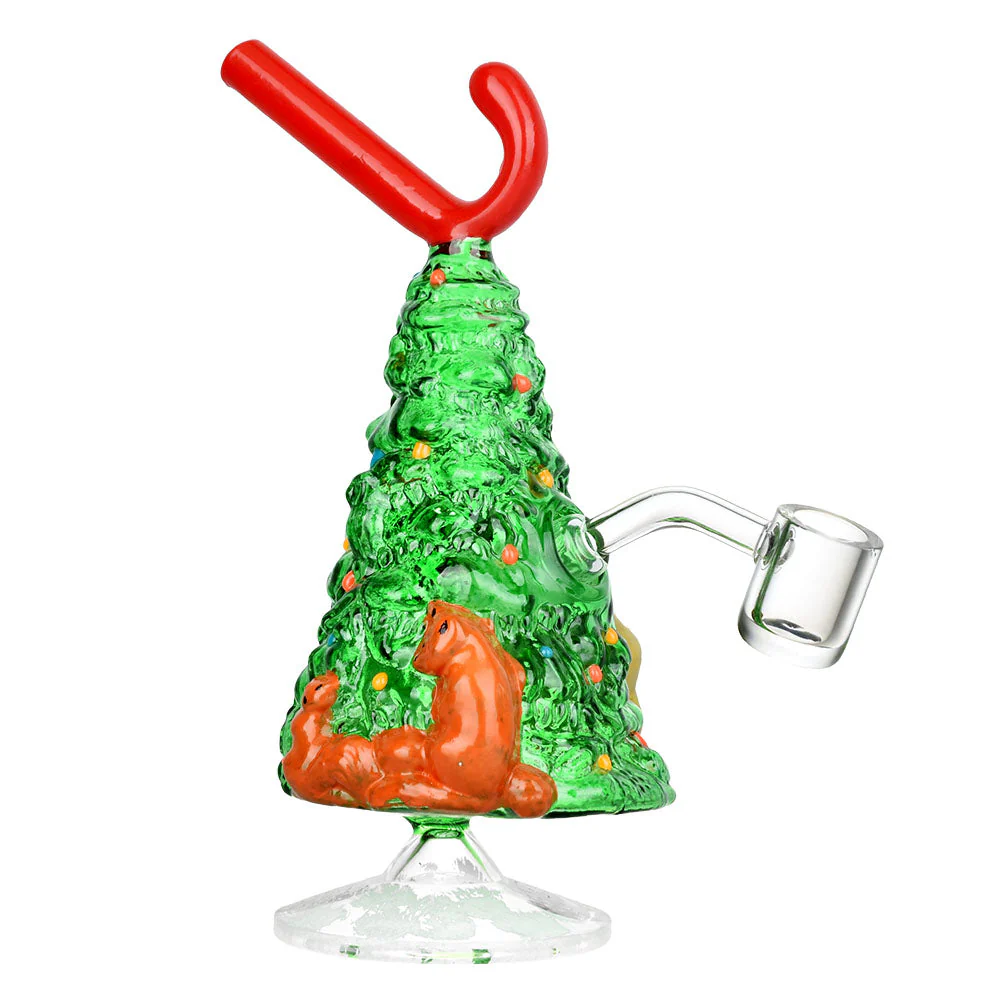 Christmas Tree w/ Candy Cane Glass Rig - Image 2