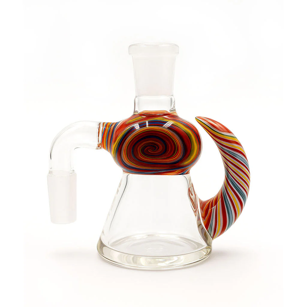 Colorful Swirl Horn Beaker Ash Catcher - Image 2