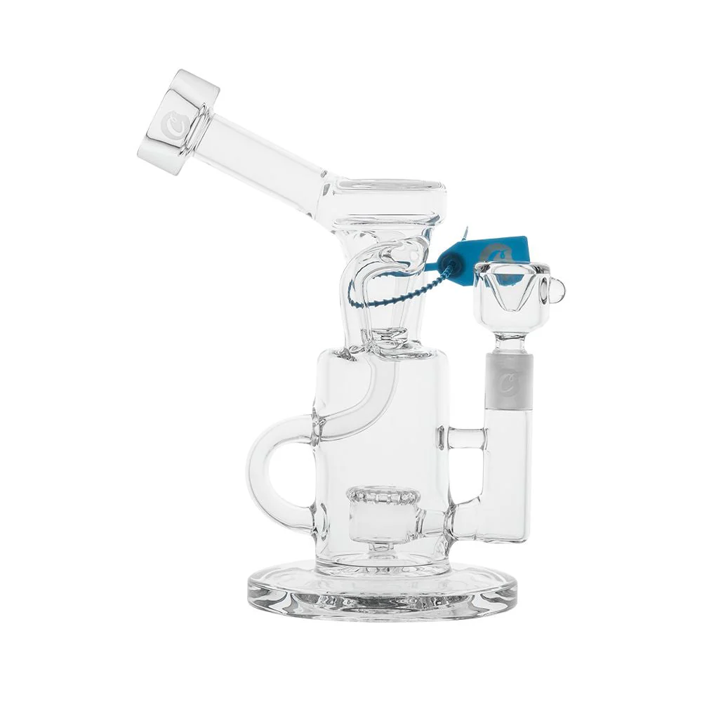 Cookies Double Cycler Glass Water Pipe - 9" / 14mm F - Image 3