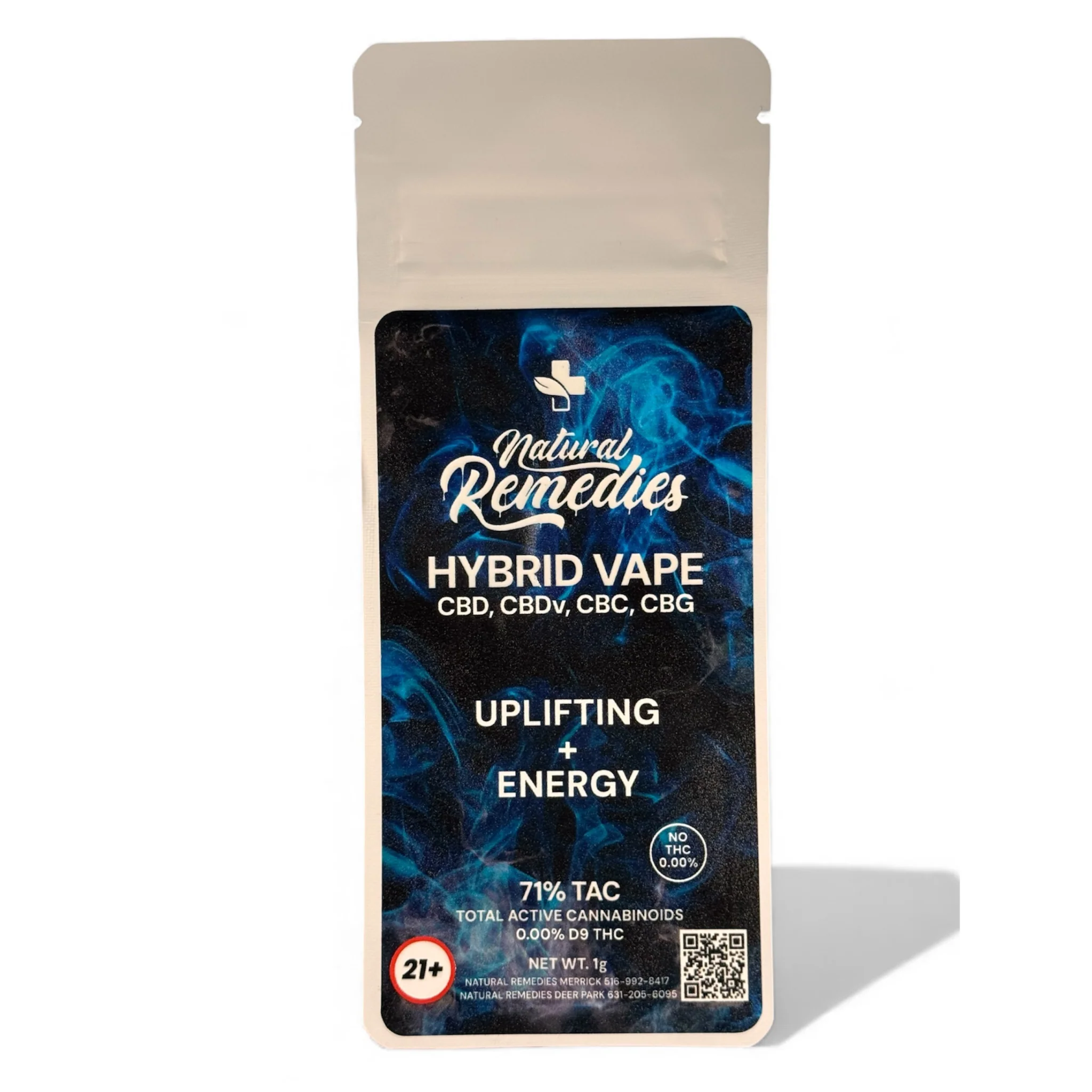 CBD/CBDv/CBC/CBG Uplifting + Energy Disposable Vape (1G Hybrid) - Image 2